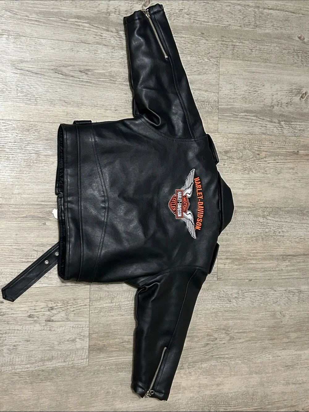 Harley Davidson Toddler Kids Moto Biker Jacket 4T